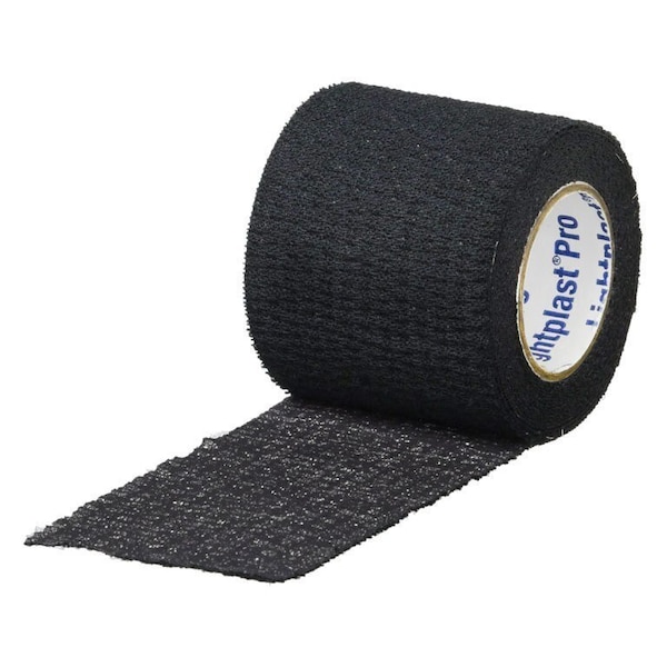 Bsn Lightplast Elastic Adhesive Tape, Black, 3"x5 Yards, 16PK 72881 - main