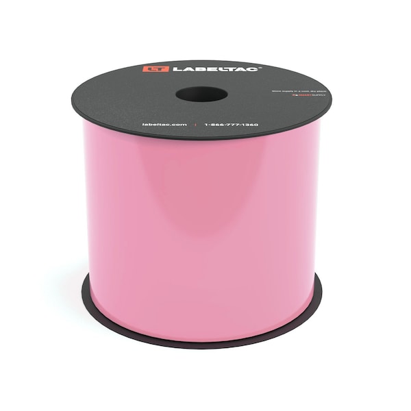 Labeltac LabelTac 4 and Pro Model Label Supply 4in x 150ft, Pink LT412 - main
