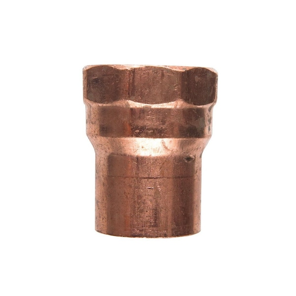 Nibco Female Adapter 3/4in Sweat X 3/4in D FPT Copper, 10PK W01070J - main