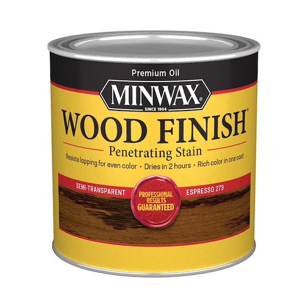 Minwax 1/2 Pt Espresso Wood Finish Oil-Based Wood Stain 227634444 - SKU - main