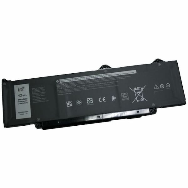 Battery Technology BTI 3-CELL 11.4V LI-ION NOTEBOOK BATTERY FOR DELL LATITUDE 3340, 3440, GRWKG-BTI - main