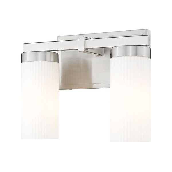Z-Lite Danica 2-Light Vanity, 11.75 in W, Brushed Nickel 3044-2V-BN - main