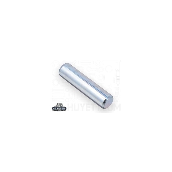 Huyett Type A Grooved Pin, Zinc Plated Low Carbon Steel, 0.438 in Dia x 0.435 in Small End Dia x 1.500 in L GP-0437-1500-A - main