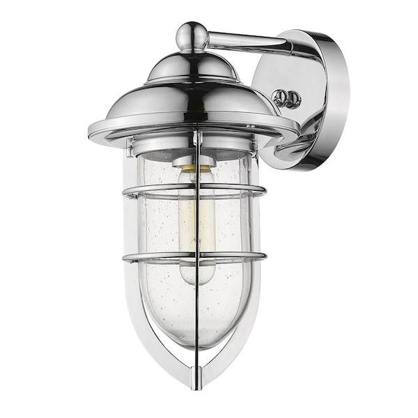 Homeroots Silver Teardrop Shape Wall Sconce 398482 - main