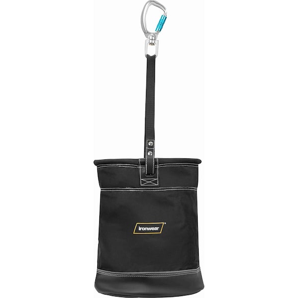 Ironwear Nylon Hoist Bucket Tool Bag w/ Auto Locking Carabiner 2890 - main