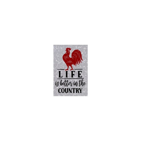 Headwind Consumer Products Metal inLife is Better in the Countryin Sign, Indoor/Outdoor Use 860-3007 - main