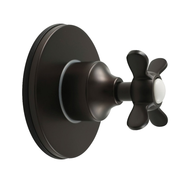 Kingston Brass Single-Handle Six-Way Diverter Valve with Round Trim Kit, Oil Rubbed Bronze KS4035BEX - main
