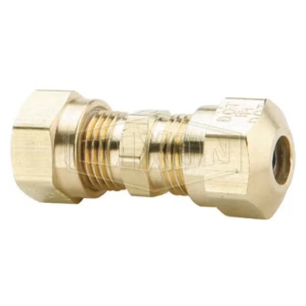 Dixon Air Brake Union, 13/16-18 x 5/8 in, Straight Thread x Tube, Brass, Domestic 62NAB10 - main
