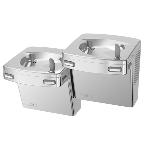 Oasis Versacooler II Bi-Level Drinking Fountains, Refrigerated 8 Gph, Stainless Steel, Versafilter 507367FVF - main