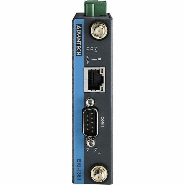 Advantech 1-port RS-232/422/485 to 802.11 a/b/g/n WLAN Serial Device Server EKI-1361-CE - main