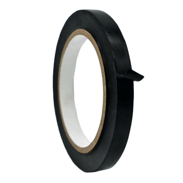 Wod Tape PVC, Black, 1/2 inch (12mm) W., 6 mil Thickness, 96 PK WOD VTC606-00500-96-60-BLA - main
