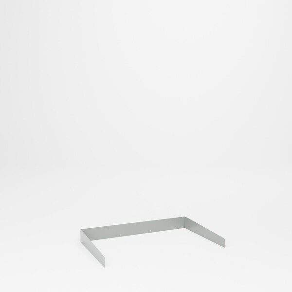 Pucel Side and Back Stop, 48in L x 30in D, Gray 3048 - main