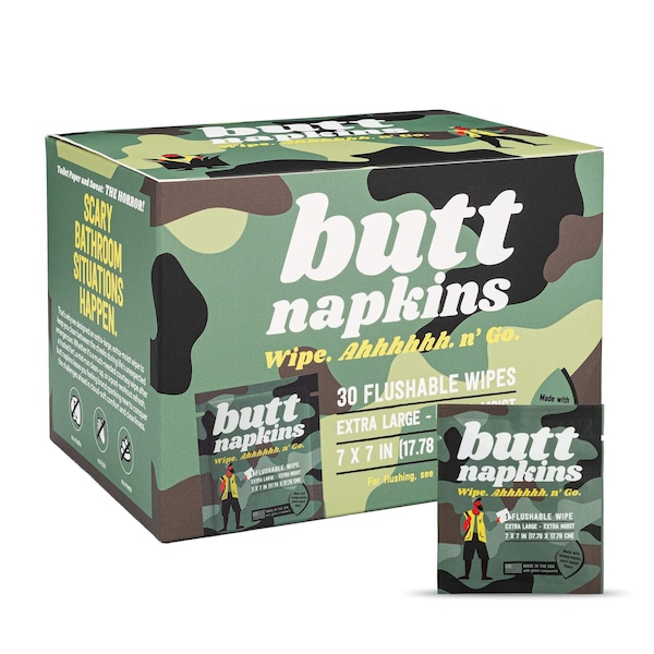 Butt Napkins Butt Napkins, Hunting, 30PK BNAPS-30-HUNT - main