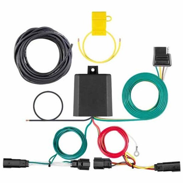 Ilc Repl. For Ford Edge Titanium Year 2024 Plug And Play 4 Way Flat Output Custom Wiring Harness W WZ-ETSA-D - main