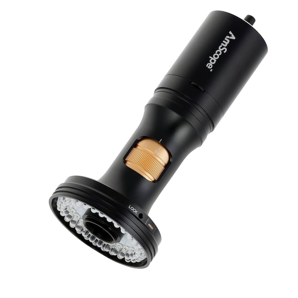 Amscope DM756 1080p Wi-Fi/USB All-in-One Monocular Digital Microscope 0.35X-5.6X w/Zoom Optics DM756A-W1080 - main
