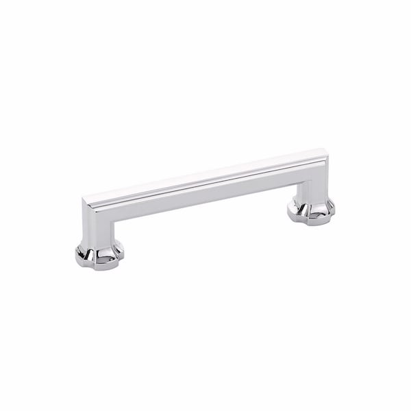 Schaub 4in Center to Center Empire Cabinet Pull Polished Chrome Finish 877-26 - main