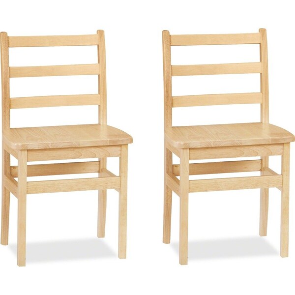 Jonti-Craft KYDZ Ladderback Chair Pair, 16 in. Height 5916JC2 - main