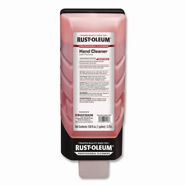 Rust-Oleum Professional Hand Cleaner With Pumice, Cherry Scent, 1 gal, 4PK 383463 - main