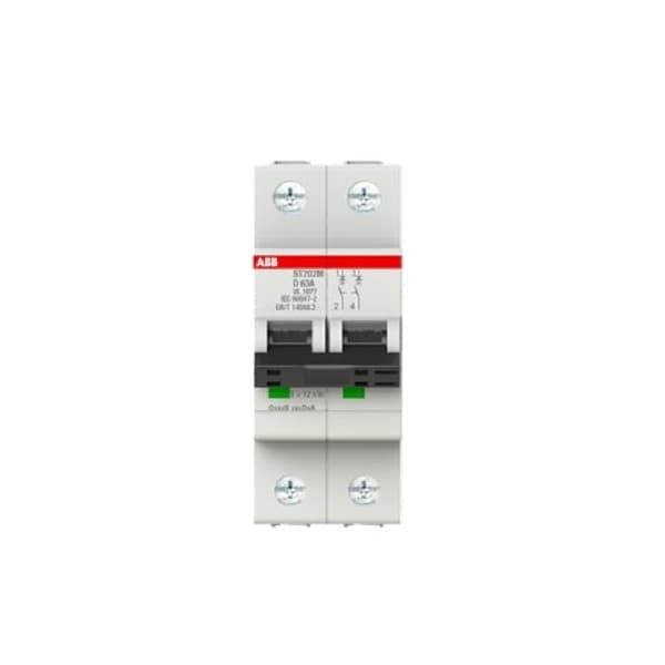 Abb Miniature Circuit Breaker - ST200M - 2P - 63 A - D ST202M-D63 - main