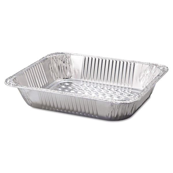 Hfa Aluminum Steam Table Pans, Half Size Deep, 2.56" Deep, 10.38 x 12.75, 100PK 32140 - main