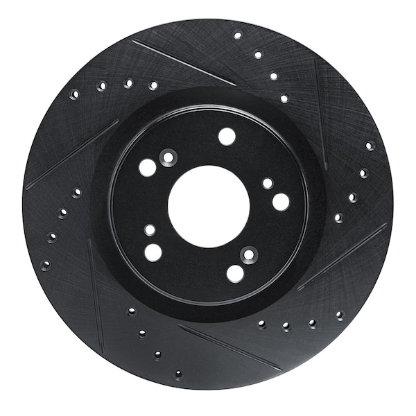 Dynamic Friction Co DFC Brake Rotor - Drilled and Slotted - Black 633-59057R - main