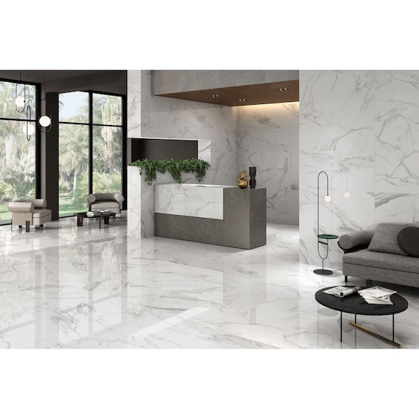 Andova Tiles Venataro 24x48 Polished Natural Stone/ Marble Large Format Porcelain Floor and Wall Tile, 2PK ANDVENA1484 - main