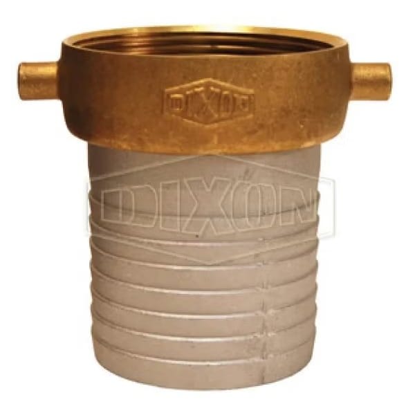 Dixon King Short Shank Suction Coupling with Brass Nut, 2-1/2 in Nominal, Female NPSM End Style, Domestic FAB250 - main