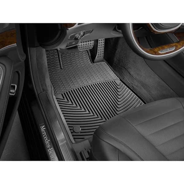 Weathertech Black Rear All-Weather Floor Mats, 2022 - 2025 Ford Maverick Hybrid W685 - main