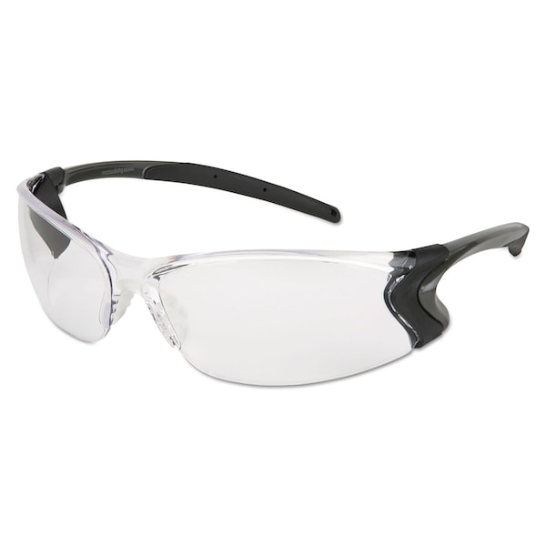 Mcr Safety Safety Glasses, Anti-Fog, Clear Lens, Clear Frame, Frameless BD110PF - main
