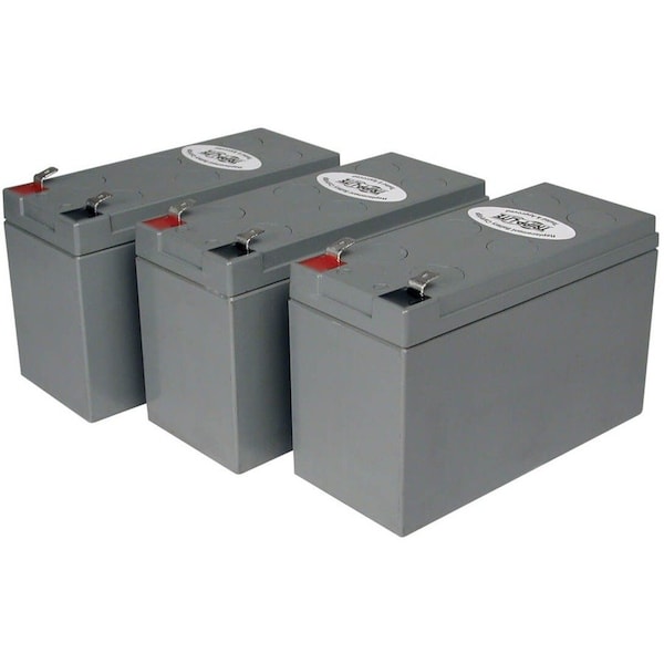 Eaton Tripp Lite Series 3x 12V 9AH UPS Replacement Battery Cartridge Kit for Select Best, RBC53 - main