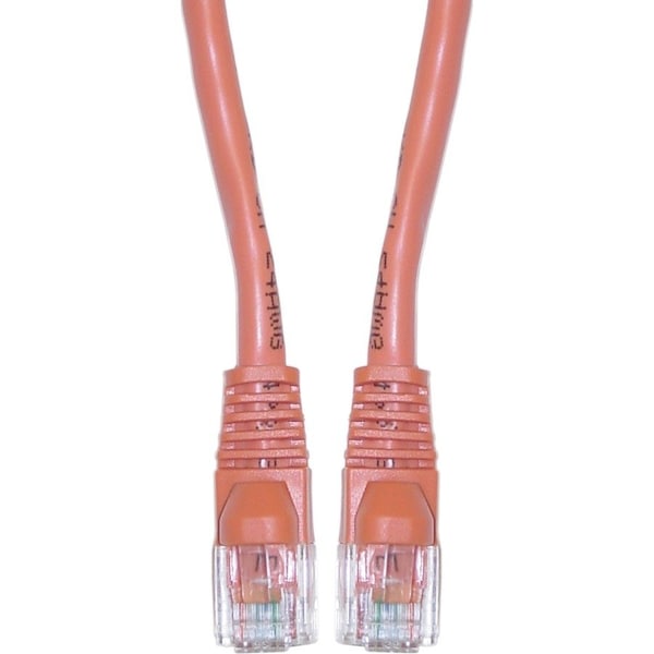 Cable Wholesale Cat6 Orange Copper Ethernet Patch Cable, Snagless/Molded Boot, POE Compliant, 50 foot 10X8-03150 - main