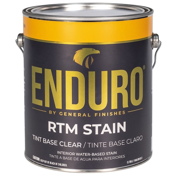 General Finishes 1 Gal Clear Tint Base Enduro RTM Water-Based Wood Stain GTBC - main