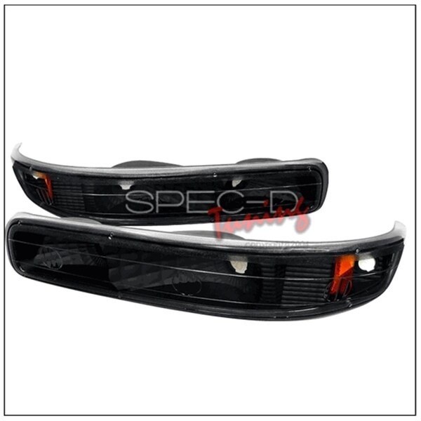Overtime Bumper Lights for 99 to 02 Chevrolet Silverado, 6 x 18 x 22 in. - Black OV126181 - main