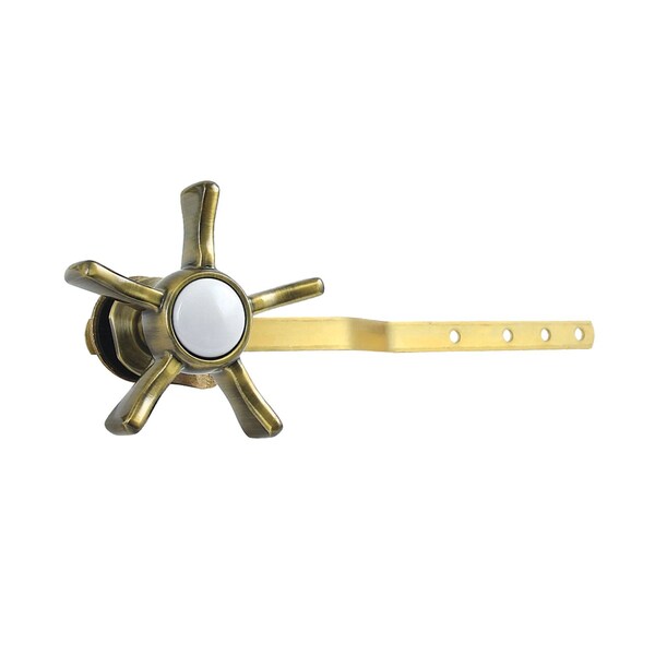Kingston Brass Front Mount Toilet Tank Lever, Antique Brass KTNX3 - main