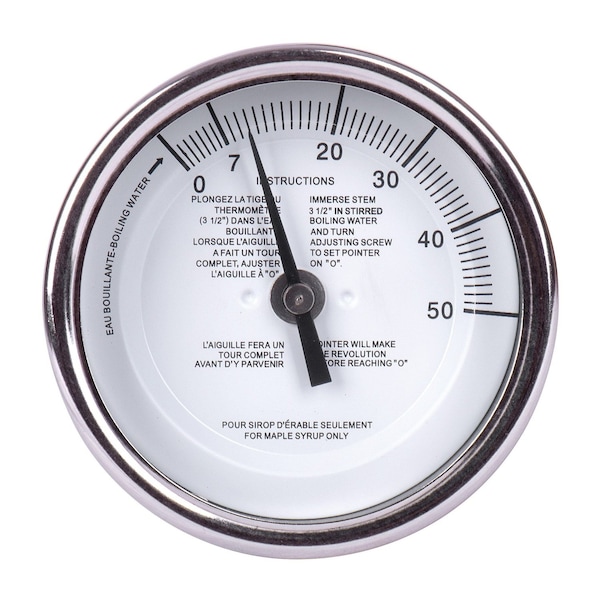 Baker Instruments T3109MSSP Maple Syrup Stem Thermometer, 3" Dial, 9" Stem T3109MSSP - main