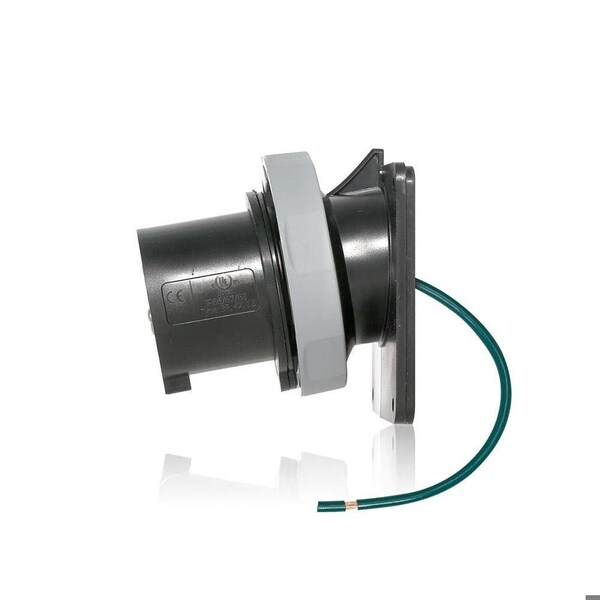 Leviton Pin & Sleeve Inlet, 20 A, 600V AC, Three Phase, 3 Pole, Screw Terminals Wire Connection Type Black 420B5WLEV - main