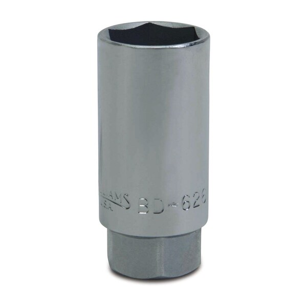 Williams 3/8" Drive, 13/16" SAE Socket, 6 Points, Deep 3/8" D, 6Pt, 13/16 JHW31303 - main