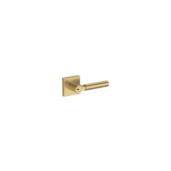 Baldwin Residential Door Levers Keyed Entry Reversible Lifetime Satin Brass ENLKFCSR044SMC - main