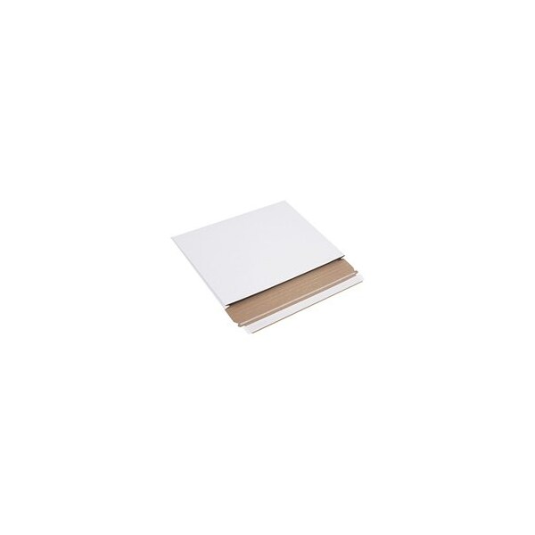 Bubblefast 100-17 x 14 x 1'' White Stayflats Gusseted Mailers, 100PK BFRM4G - main