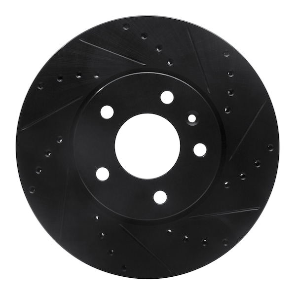 Dynamic Friction Co DFC Brake Rotor - Drilled and Slotted - Black 633-46033R - main