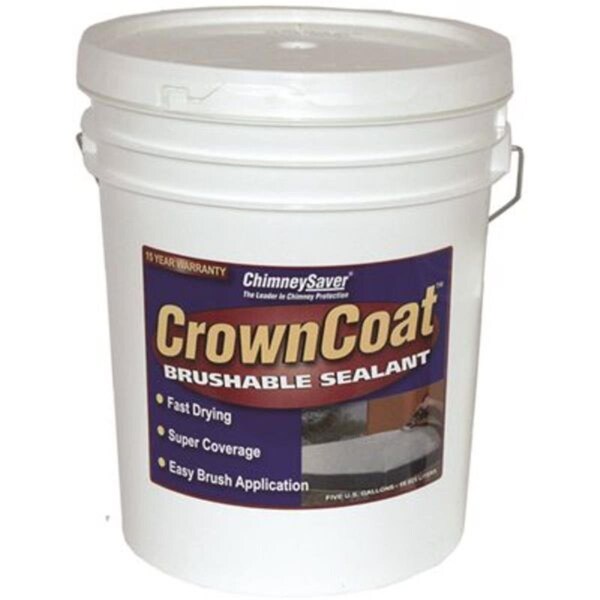 Saver Systems 5 gal Crowncoat Brushable Gray Sealant - Buff Gray 300012 - main