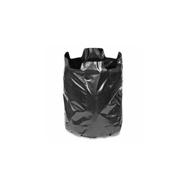 Pitt Plastics Contractor Bag, 60 gal, 3.0 mil, 37 in W x 53 in H, Black, Tie-Top Closure, 2PK 879-CB6030XK - main