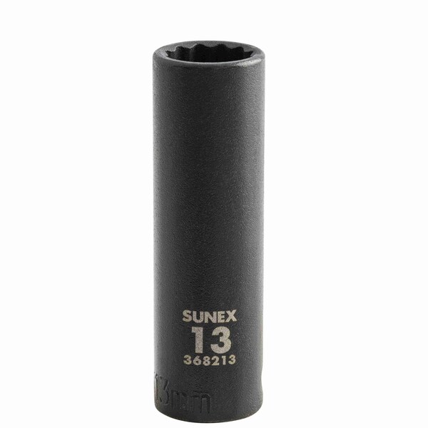 Sunex 3/8 in Drive 13Mm 12-Point Deep Impact Socket 368213 - main