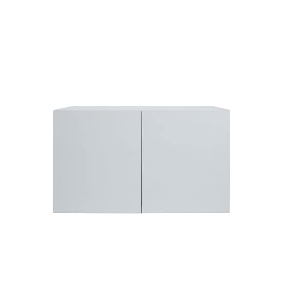 Cambridge Radiance 30in.Wx12in.Dx18in.H Ready to Assemble Slab Wall Bridge Kitchen Cabinet in White Gloss SA-W3018-WG-KIT - main