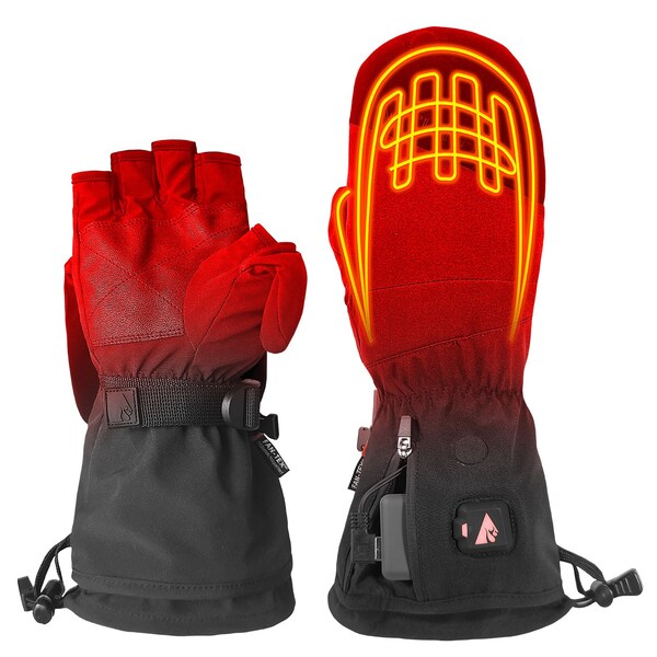 Actionheat 5V Battery Heated Glomitt, Men's, Black, S/M 810058855664 - main