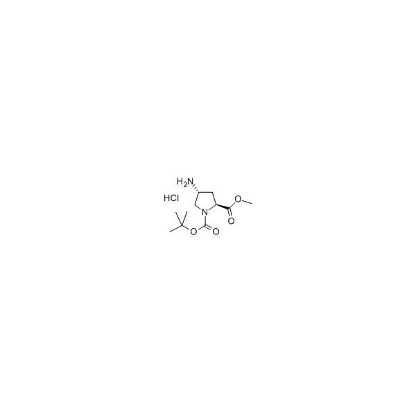 Ak Scientific trans-4-Amino-N-Boc-L-proline methyl ester hydrochloride (1g), CAS 334999-32-5 W5517-1g - main