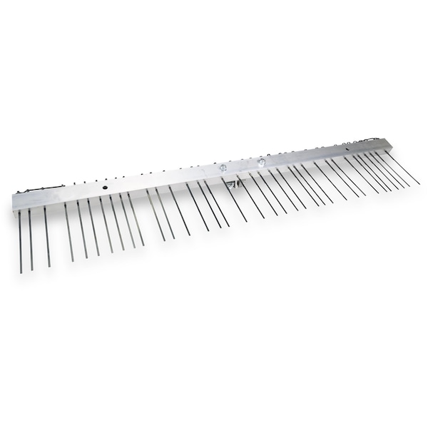 Marshalltown 36 in Flat Wire Texture Broom, Random Tine Spacing - South Dakota Spec RED750114 - main