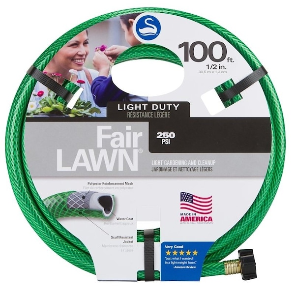Swan SNFA12100 Garden Hose, 100 ft L, Plastic, Green CSNFA12100 - main