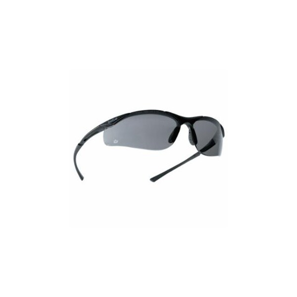 Bolle Safety CONTOUR Safety Glasses, Smoke Polycarbonate Lens, Anti-Fog/Anti-Scratch, Gray/Black, Frame 286-40045 - main