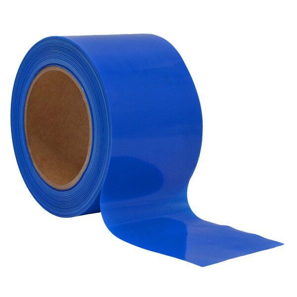 Wod Tape Barricade Tape, Blue, 3 inch Wide x Polyethylene, 3 mil WOD BRC-BNP-03000-36-200-BLU - main